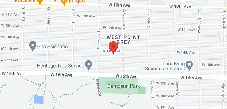 map of 4238 W 14TH AVENUE